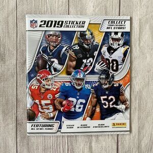 NFL 2019 sticker album book brand new